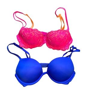 PINK Victoria’a Secret Bundle Push-Up Bras